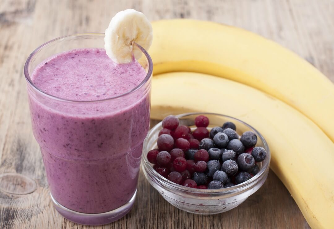 Food Therapy Blueberry Banana Protein Shake Radiant Wonder